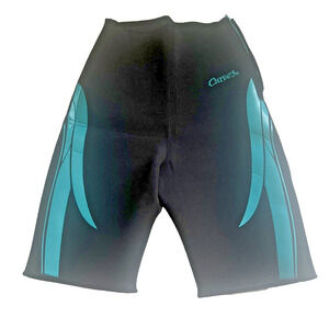 Curves Trimming Shorts Womens Medium 80% Neoprene Exercise Compression Black